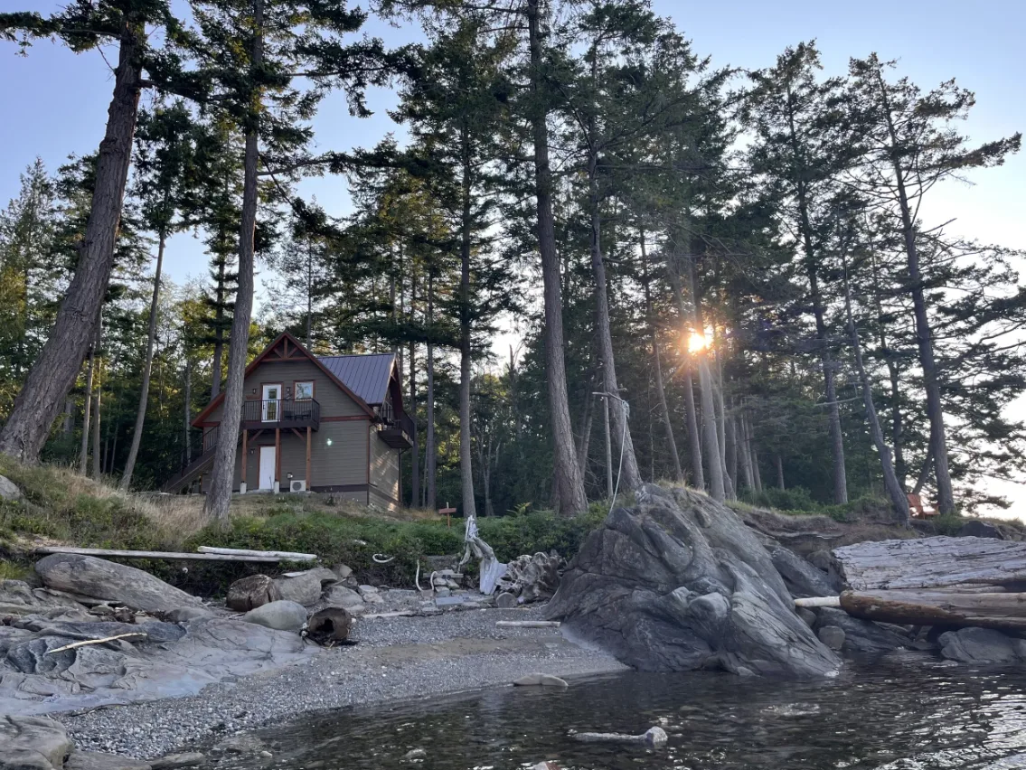Treehouse view from the oceanfront